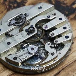 Vintage Working Constantin Geneva Swiss Pocket Watch Movement (E108)