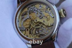 Vintage chronograph pocket watch movement Zenith