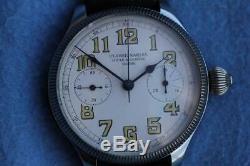 Vintage chronograph pocket watch movement ulysse nardin