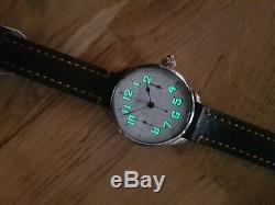 Vintage chronograph pocket watch movement ulysse nardin