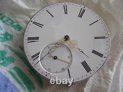 Vintage fuse detent eschapment chronometer pocket watch movement 1850 W Hoff &