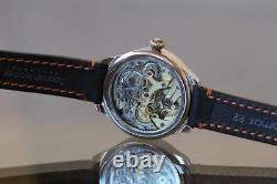 Vintage military style chronograph pocket watch movement Minerva