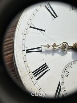 Vintage pocket watch Mechanical movement With Gold And Rubis Avance Retard