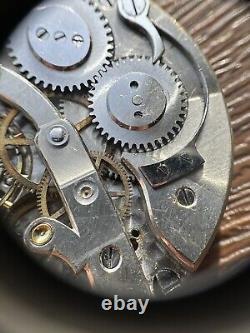 Vintage pocket watch Mechanical movement With Gold And Rubis Avance Retard