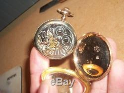 Vtg. 1920- Hamilton 17 Jewel Pocket Watch/910 Movement Running/GF Montauk Case