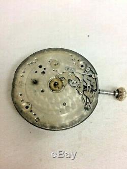 Vulcain Chronograph Pocket Watch Movement 17 Jewels