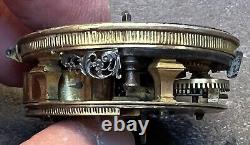 W. BRAMER Champleve Dial Verge Fusee POCKET WATCH Movement FOR PARTS or REPAIR