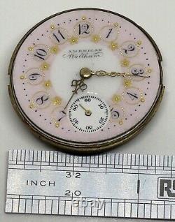 WALTHAM POCKET WATCH MOVEMENT 15 Jewels 0s Circa 1893 Runs