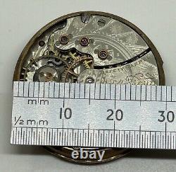 WALTHAM POCKET WATCH MOVEMENT 15 Jewels 0s Circa 1893 Runs