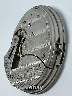 WALTHAM POCKET WATCH MOVEMENT 1901 6s 15 Jewels Runs but Needs a Service