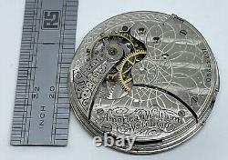 WALTHAM POCKET WATCH MOVEMENT 1901 6s 15 Jewels Runs but Needs a Service