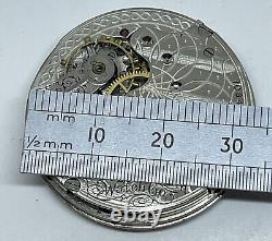 WALTHAM POCKET WATCH MOVEMENT 1901 6s 15 Jewels Runs but Needs a Service