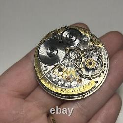 WALTHAM RIVERSIDE Men's Pocketwatch Movement with High Grade Movement