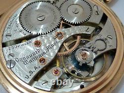 WALTHAM UP & DOWN INDICATOR HIGH GRADE VANGUARD MOVEMENT 23 JEWELS 16S 1920's