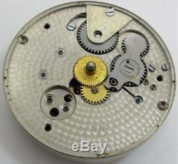 Waltham 1883 Canadian Railway Pocket Watch 18s 17 j. Adj. Movement & dial OF