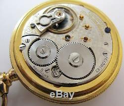 Waltham 1892 Vanguard Pocket Watch 18s 23 j. 5 adj. Movement OF Monty Montgomery