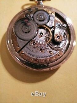Waltham (1897) 16 size 17 jewels Riverside Two-tone Movement Very Fancy Dial