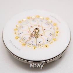 Waltham Grade No. 64 0-Size 11j Antique Pocket Watch Movement, Nice Fancy Dial