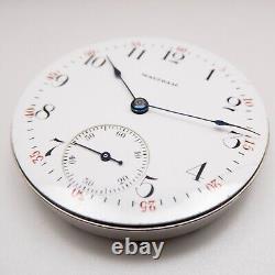 Waltham Grade Riverside 16-Size 17-Jewel Antique Pocket Watch Movement