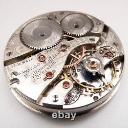 Waltham Grade Riverside 16-Size 17-Jewel Antique Pocket Watch Movement