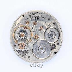 Waltham Pocket Watch Movement 18 Size 21 Jewel Hunt Case 845 LA31