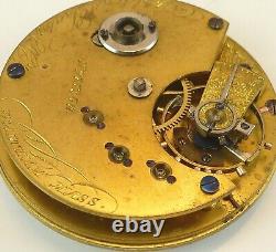 Waltham Pocket Watch Movement Grade Appleton Tracy & Co Spare Parts Repair