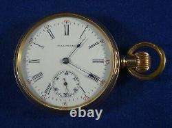 Waltham Rolled Gold Star Cased Pocket Watch with Seaside Movement c1902