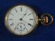 Waltham Rolled Gold Star Cased Pocket Watch With Seaside Movement C1902