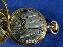 Waltham Rolled Gold Star Cased Pocket Watch with Seaside Movement c1902