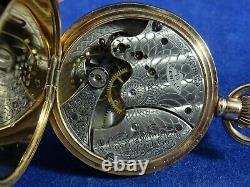 Waltham Rolled Gold Star Cased Pocket Watch with Seaside Movement c1902