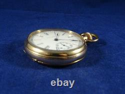 Waltham Rolled Gold Star Cased Pocket Watch with Seaside Movement c1902