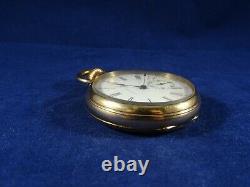 Waltham Rolled Gold Star Cased Pocket Watch with Seaside Movement c1902