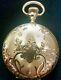 Waltham Solid 14k Gold 15j Pocket Watch With Extra Movement Andd Crystal