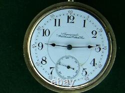 Waltham Vanguard 18 Size 21 Jewel Railroad Pocket Watch