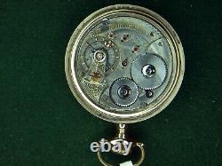 Waltham Vanguard 18 Size 21 Jewel Railroad Pocket Watch