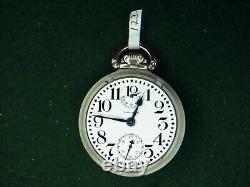 Waltham Vanguard 23 Jewel Winding Indicator Railroad Pocket Watch