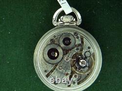 Waltham Vanguard 23 Jewel Winding Indicator Railroad Pocket Watch