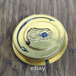 William Burwash London Cylinder Escapement Pocket Watch Movement for Repair AN63