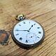 Working Zenith High Quality Pocket Watch, Lacking Crystal, Good Movement (ap52)