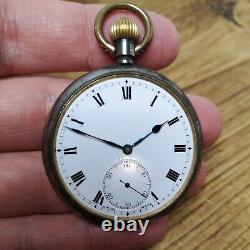 Working Zenith High Quality Pocket Watch, Lacking Crystal, Good Movement (AP52)