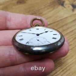 Working Zenith High Quality Pocket Watch, Lacking Crystal, Good Movement (AP52)
