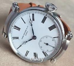 Wristwatch 45mm with Vintage Pocket Watch Movement by Patek Philippe Marriage