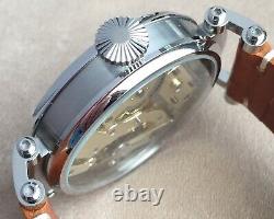 Wristwatch 45mm with Vintage Pocket Watch Movement by Patek Philippe Marriage
