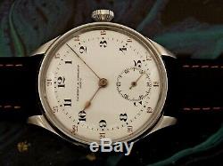 Wristwatch With Old Pocket Watch Movement Vacheron Constantin