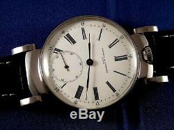 Wristwatch With Old Pocket Watch Movement Vacheron Constantin