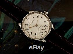 Wristwatch With Old Pocket Watch Movement Vacheron Constantin