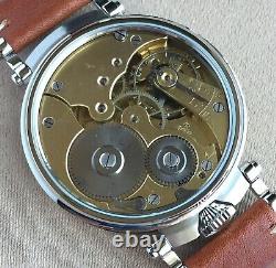 Wristwatch with VINTAGE Pocket Watch MOVEMENT by ZENITH Marriage