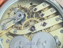 Wristwatch with VINTAGE Pocket Watch Movement c. 65 by IWC Schaffhausen