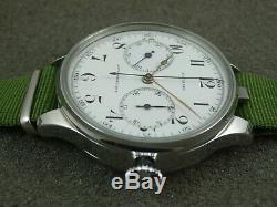 X-big 47mm Longines Chronograph Watch Cal 19.73 Pocket Watch Marriage Movement