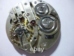 Xfine Pocket Watch Movement High Grade Antique Balance Ok VGC